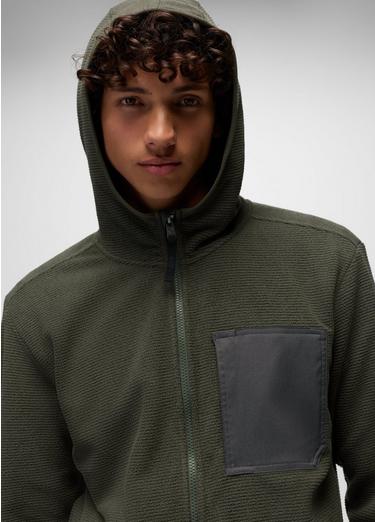 Stretch Zion Fleece Full Zip Hoodie, Color: Spruce, image 11