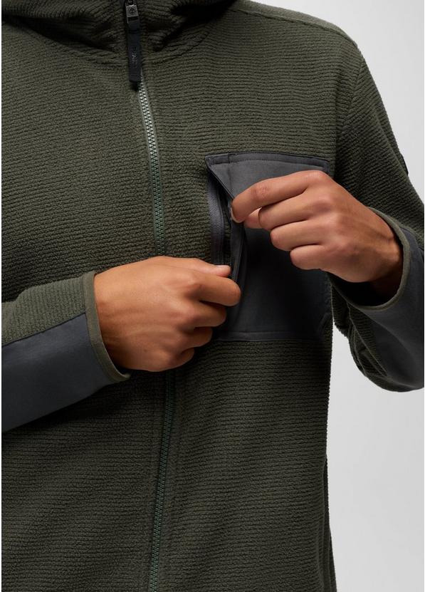 Stretch Zion Fleece Full Zip Hoodie, Color: Spruce, image 4