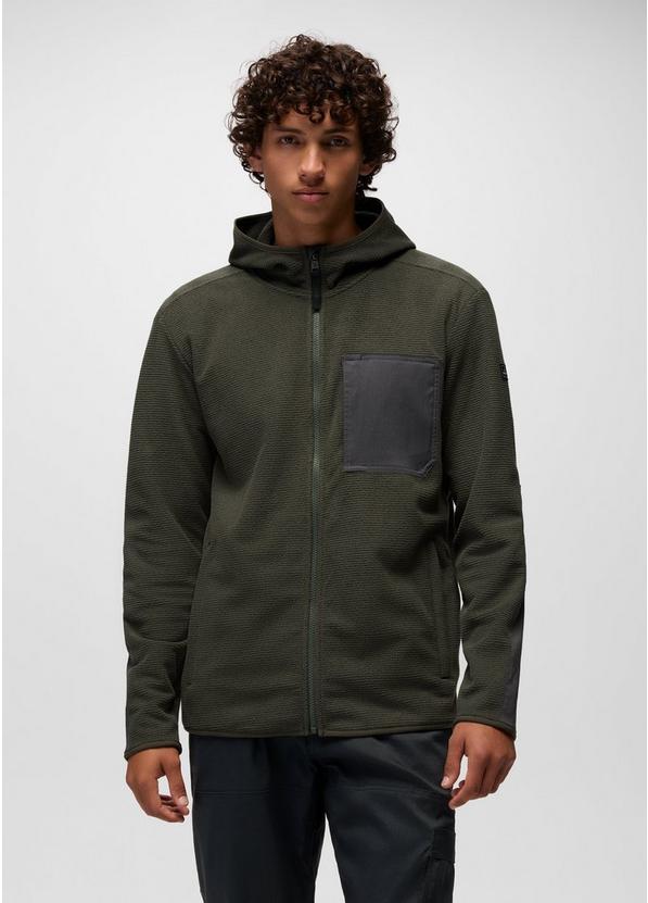 Stretch Zion Fleece Full Zip Hoodie, Color: Spruce, image 1
