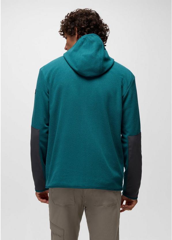 Stretch Zion Fleece Full Zip Hoodie, Color: Blue Coral, image 2
