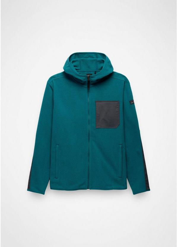 Stretch Zion Fleece Full Zip Hoodie, Color: Blue Coral, image 8