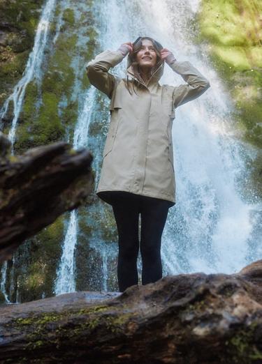 Wildtide Rain Jacket, Color: Sandbar, image 2