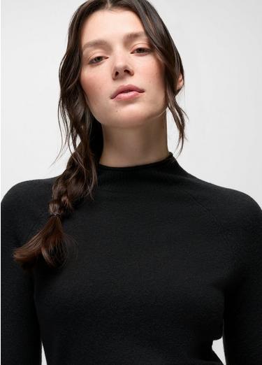 Three Falls Sweater Dress, Color: Black, image 7