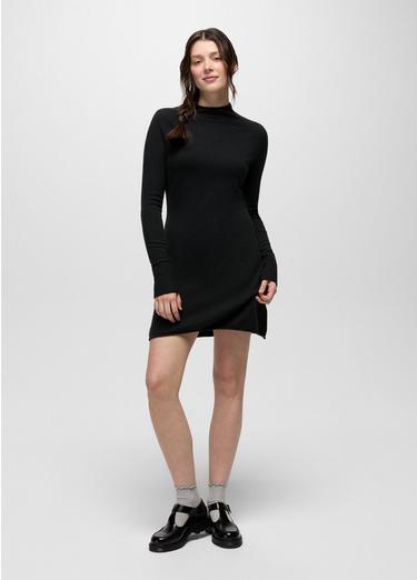 Three Falls Sweater Dress, Color: Black, image 5