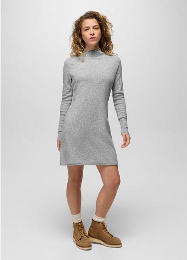 Three Falls Sweater Dress, Color: Heather Grey, image 9