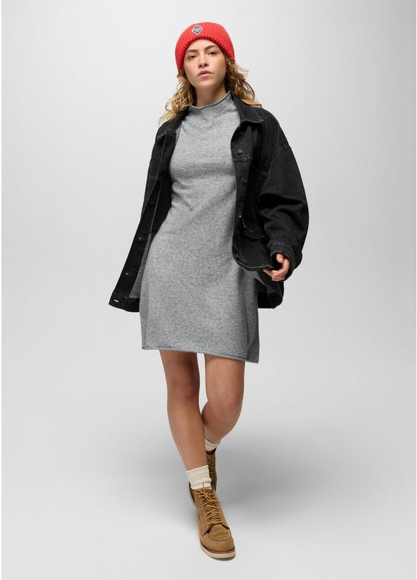 Three Falls Sweater Dress, Color: Heather Grey, image 5