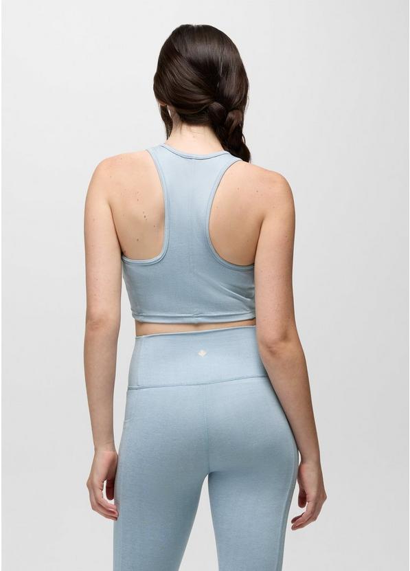 Infinite Energy Longline Bra, Color: Glacier Skies, image 2