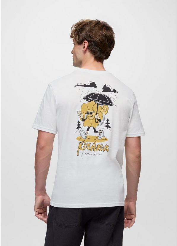 prAna Rain Safe Short Sleeve Tee, Color: Soft White, image 2