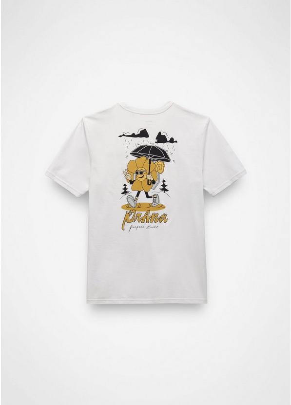 prAna Rain Safe Short Sleeve Tee, Color: Soft White, image 7