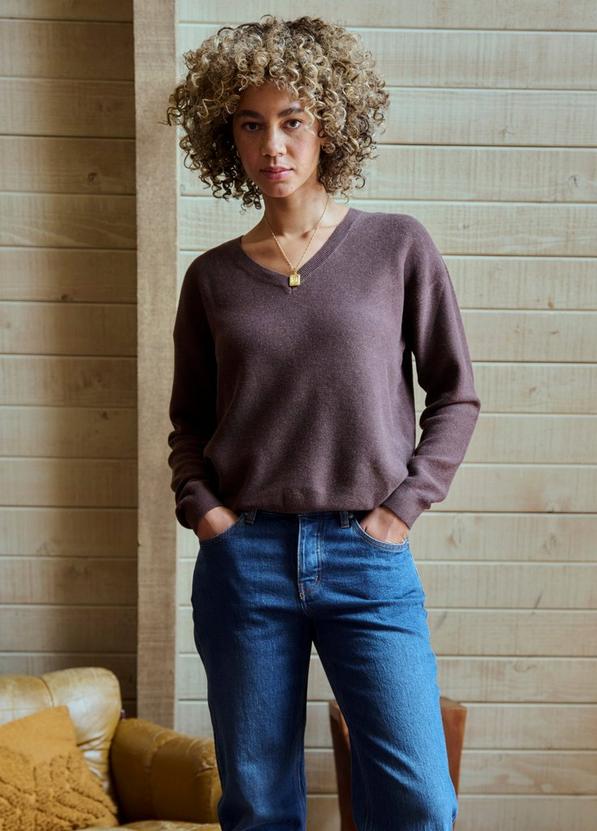 Milani Long Sleeve V-Neck, Color: Mocha, image 7