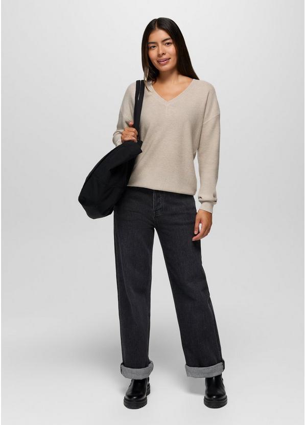 Milani Long Sleeve V-Neck, Color: Almond, image 5