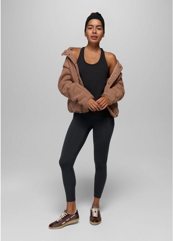Luxara Racerback Long Tank, Color: Black, image 6