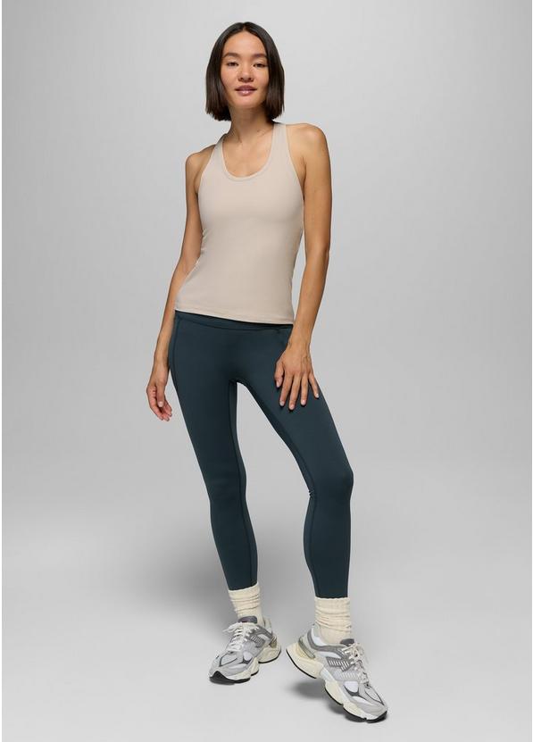 Luxara Racerback Long Tank, Color: Almond, image 6