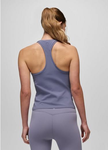 Luxara Racerback Long Tank, Color: Taro, image 19