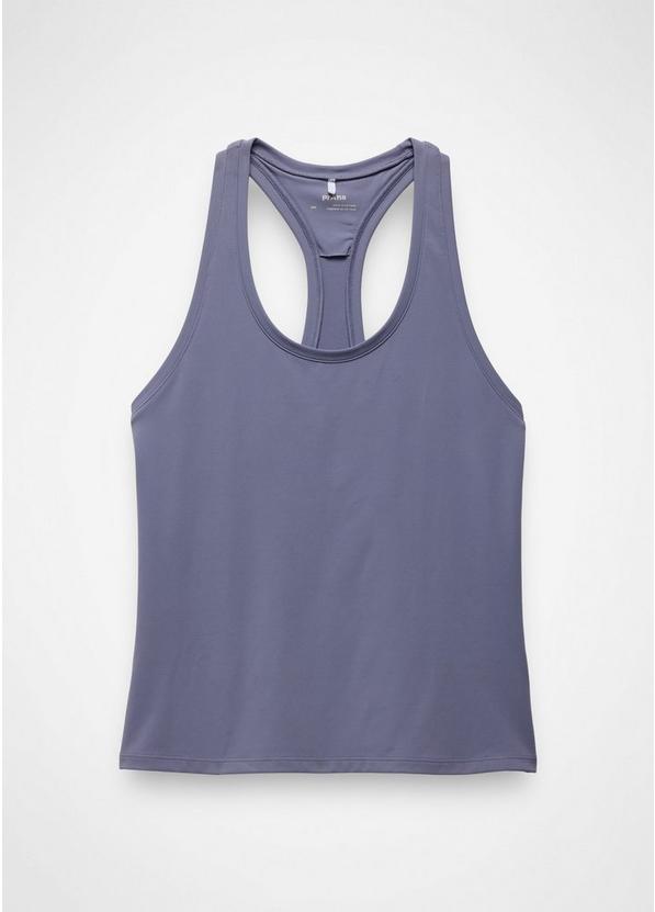 Luxara Racerback Long Tank, Color: Taro, image 6