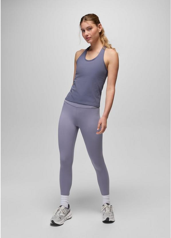 Luxara Racerback Long Tank, Color: Taro, image 5
