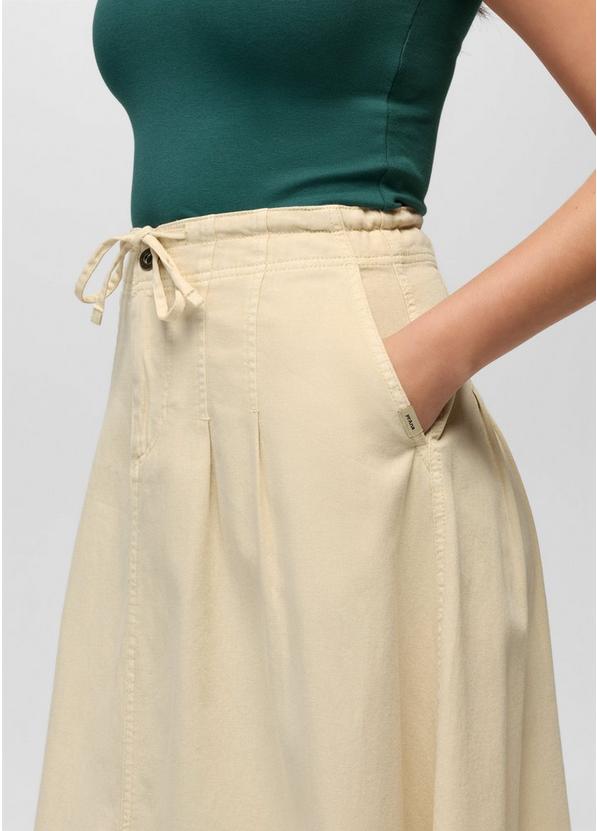 Mountain Maven Maxi Skirt, Color: Natural Denim, image 3