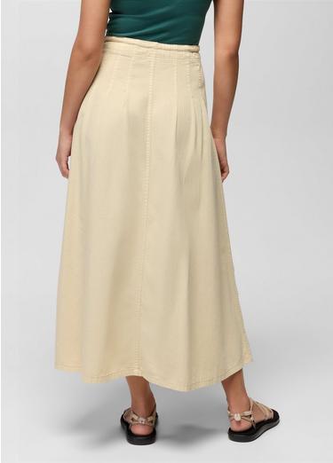 Mountain Maven Maxi Skirt, Color: Natural Denim, image 2