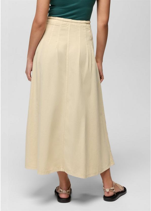 Mountain Maven Maxi Skirt, Color: Natural Denim, image 2