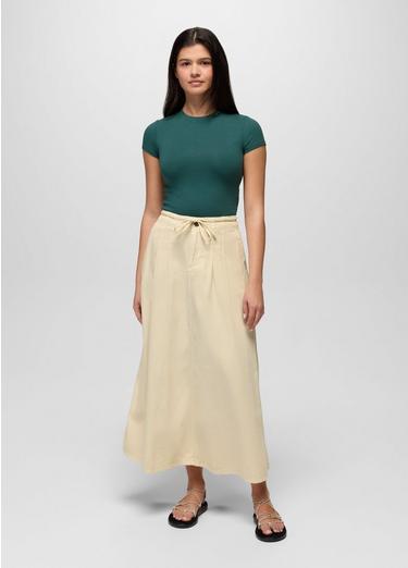 Mountain Maven Maxi Skirt, Color: Natural Denim, image 1