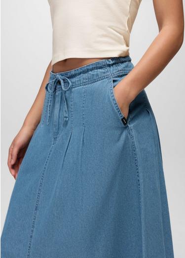 Mountain Maven Maxi Skirt, Color: Blue Denim, image 7