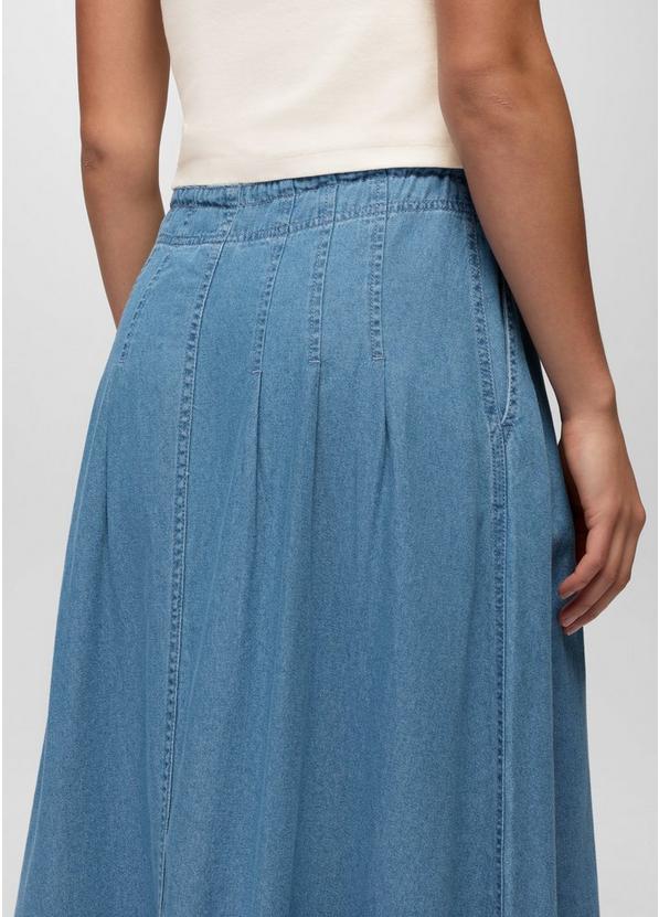 Mountain Maven Maxi Skirt, Color: Blue Denim, image 4