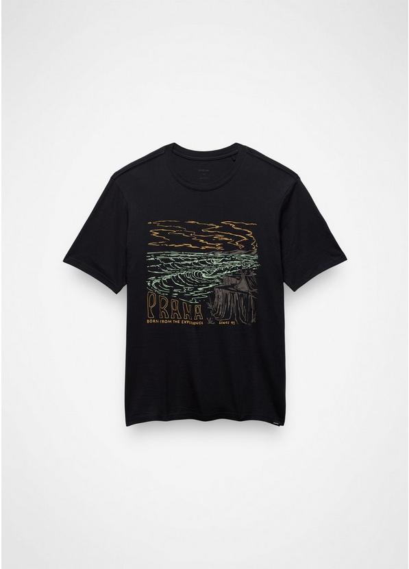 prAna Wildtide Graphic Tee, Color: Black, image 5