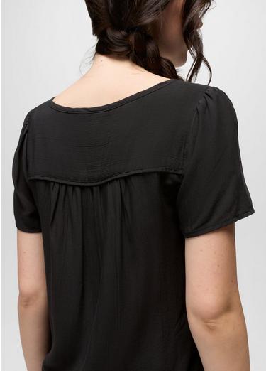 Moonvale Short Sleeve Top, Color: Solid Black, image 8