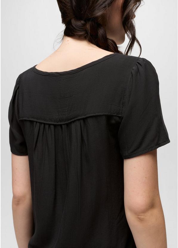 Moonvale Short Sleeve Top, Color: Solid Black, image 4