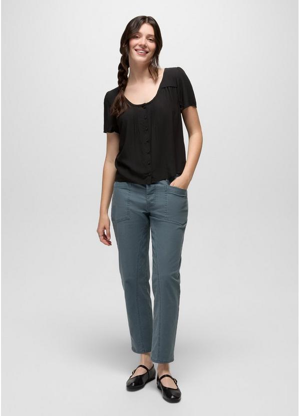 Moonvale Short Sleeve Top, Color: Solid Black, image 5