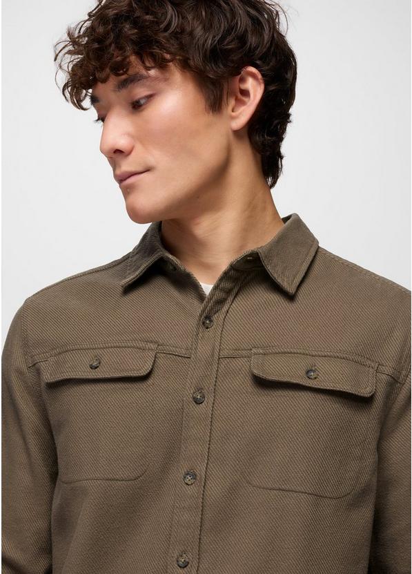 Heron Bay Long Sleeve Shirt, Color: Mud, image 3