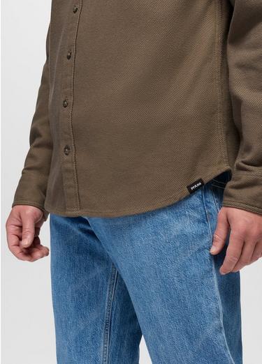 Heron Bay Long Sleeve Shirt, Color: Mud, image 12