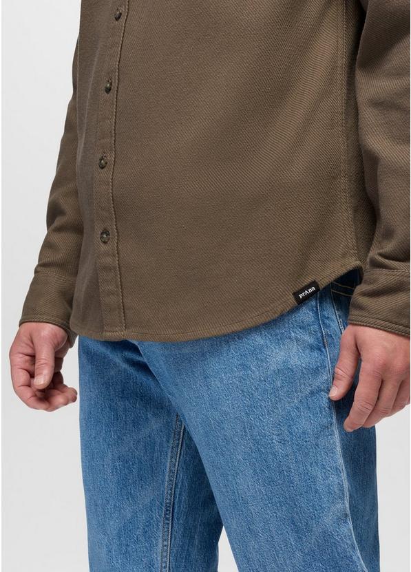 Heron Bay Long Sleeve Shirt, Color: Mud, image 4