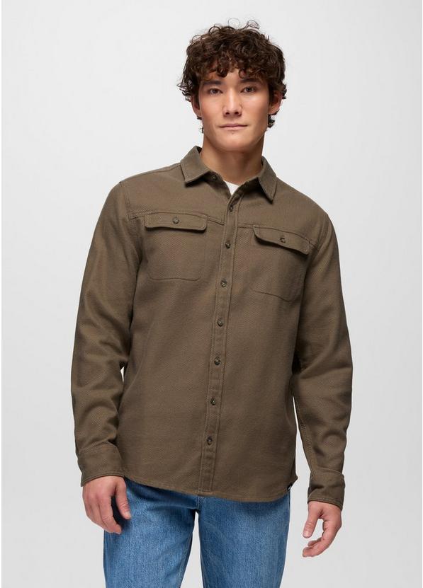 Heron Bay Long Sleeve Shirt, Color: Mud, image 1