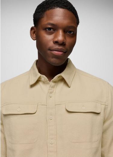 Heron Bay Long Sleeve Shirt, Color: Stone, image 7