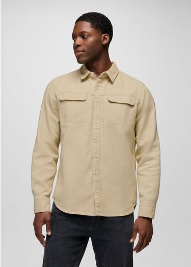 Heron Bay Long Sleeve Shirt, Color: Stone, image 5