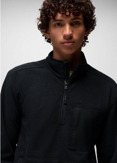 Stretch Zion Fleece 1/4 Zip, Color: Black, image 7