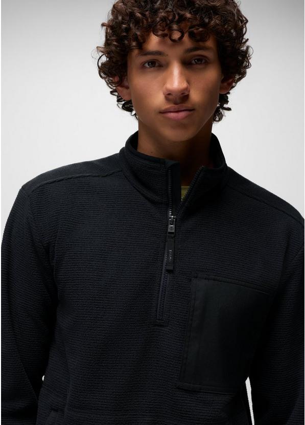 Stretch Zion Fleece 1/4 Zip, Color: Black, image 3
