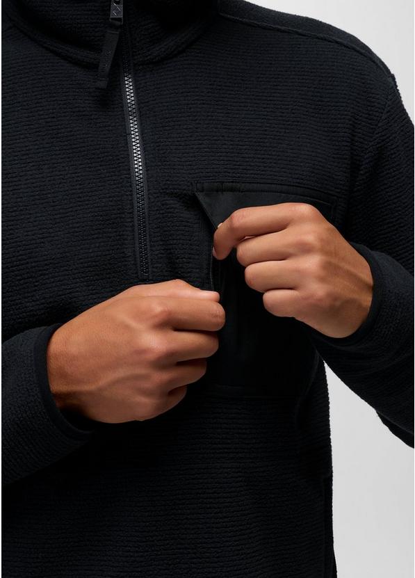 Stretch Zion Fleece 1/4 Zip, Color: Black, image 5