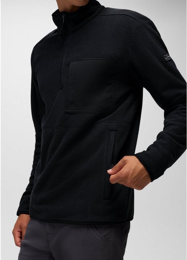 Stretch Zion Fleece 1/4 Zip, Color: Black, image 6