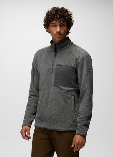 Stretch Zion Fleece 1/4 Zip, Color: Shadow Heather, image 1