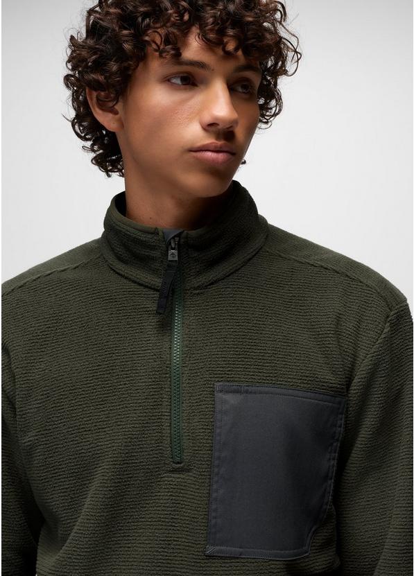 Stretch Zion Fleece 1/4 Zip, Color: Spruce, image 3