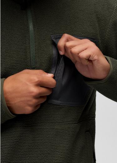 Stretch Zion Fleece 1/4 Zip, Color: Spruce, image 16