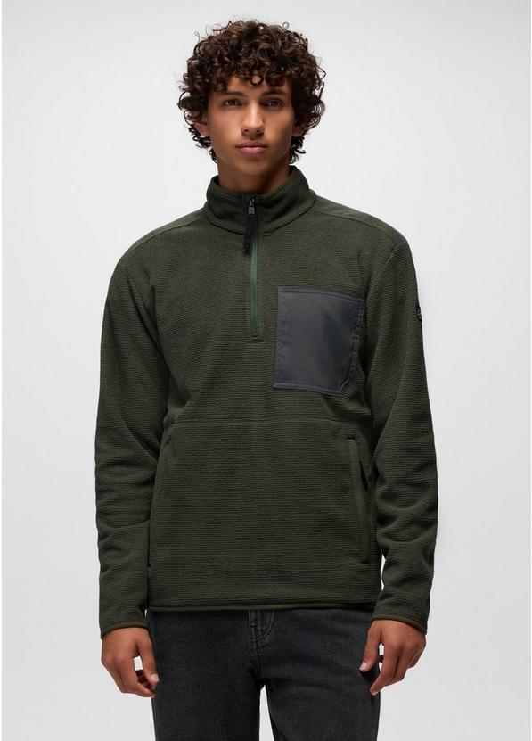 Stretch Zion Fleece 1/4 Zip, Color: Spruce, image 1