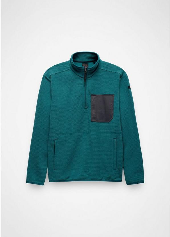 Stretch Zion Fleece 1/4 Zip, Color: Blue Coral, image 8