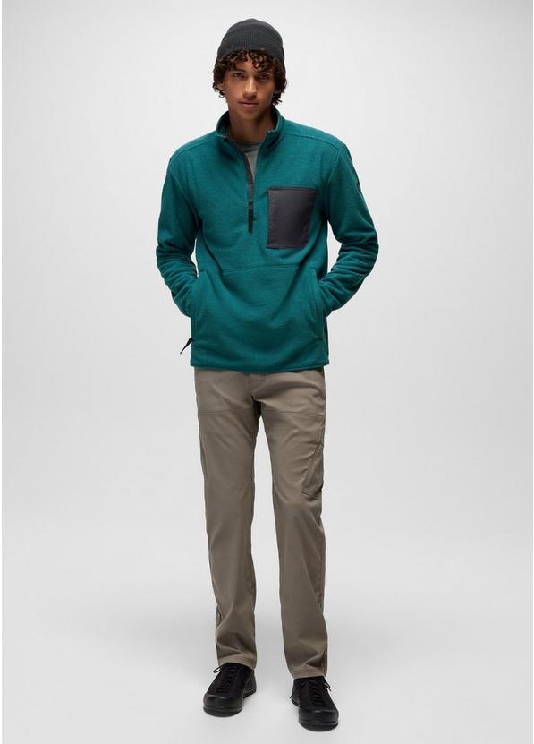 Stretch Zion Fleece 1/4 Zip, Color: Blue Coral, image 7