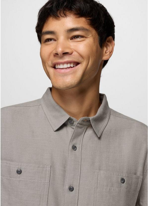 Riverbend Flannel Shirt, Color: Pewter, image 3