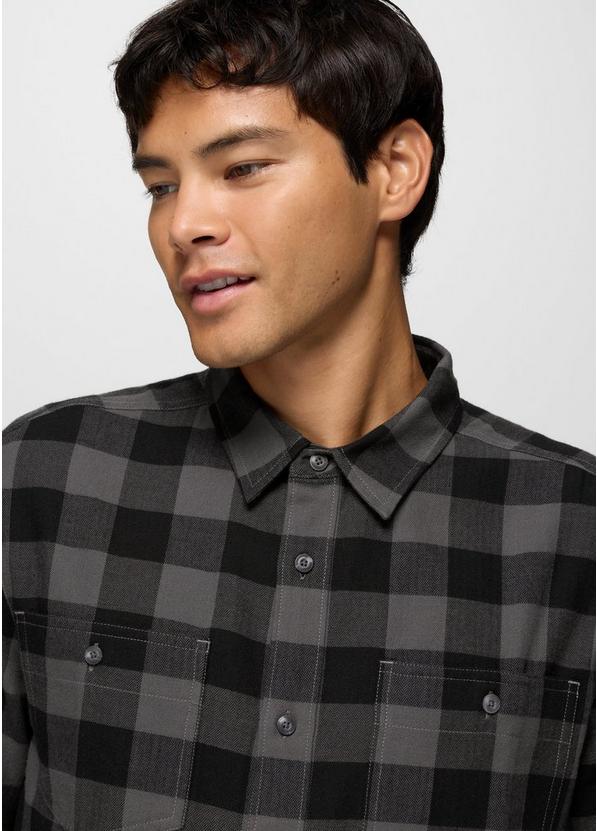 Riverbend Flannel Shirt, Color: Shadow Plaid, image 3
