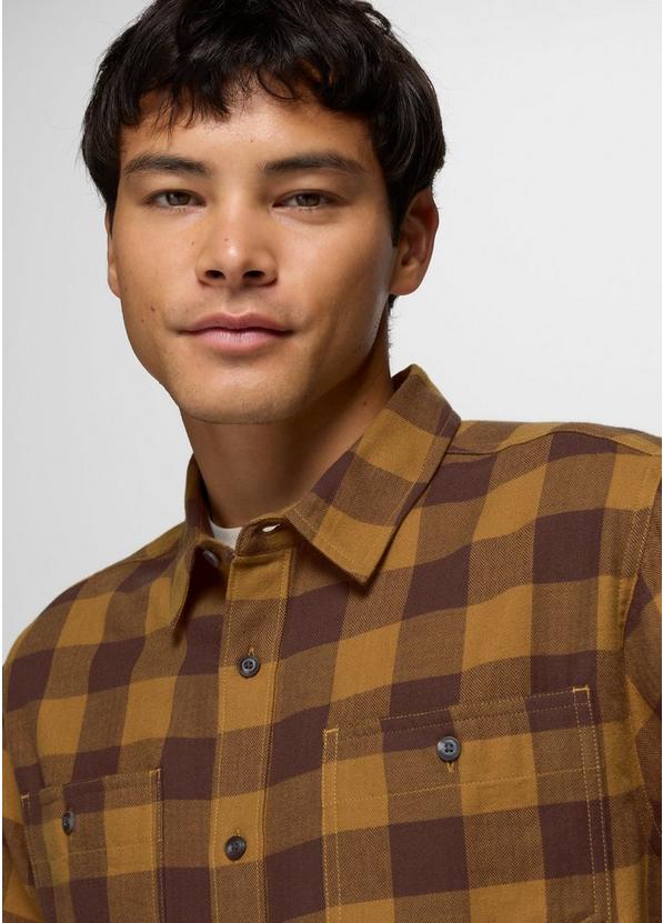 Riverbend Flannel Shirt, Color: Mocha Plaid, image 3