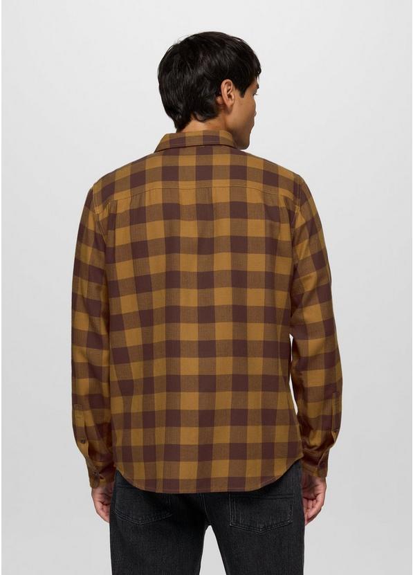 Riverbend Flannel Shirt, Color: Mocha Plaid, image 2
